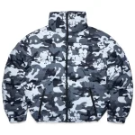 Denim Tears Cotton Wreath Camo Puffer Jacket Grey