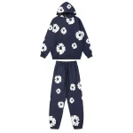 Denim Tears The Cotton Wreath Navy Blue Tracksuit