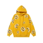 Denim Tears Cotton Wreath Hoodie Yellow Statement Pop