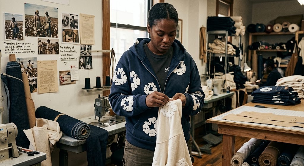 Why the Denim Tears Cotton Wreath Hoodie Is So Expensive