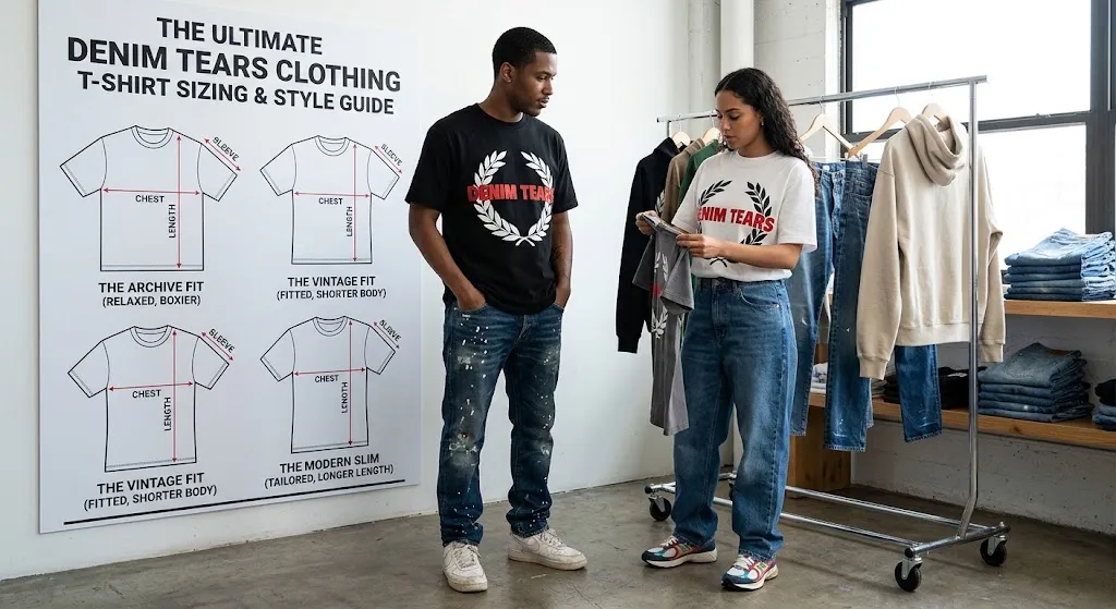 The Ultimate Denim Tears Clothing T-Shirt Sizing & Style Guide