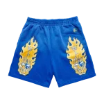 Denim Tears Flame Skull Shorts “Blue Inferno”