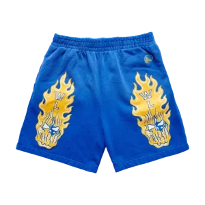 Denim Tears Flame Skull Shorts “Blue Inferno”