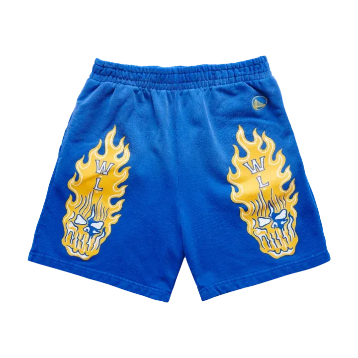 Denim Tears Flame Skull Shorts “Blue Inferno” Denim Tears Flame Skull Shorts “Blue Inferno”