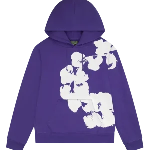 Denim Tears Biggie Cotton Wreath Sweatshirt Purple Hoodie