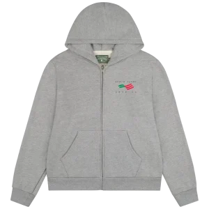 Denim Tears America Sportswear Zip Grey Hoodie