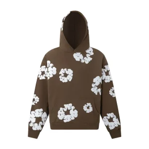 Denim Tears Cotton Wreath Hoodie Brown Core